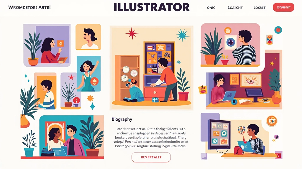 Illustrator portfolio website