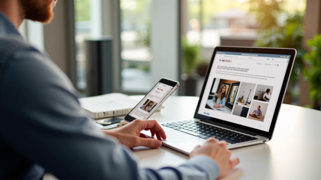 Website portfolio pagina op desktop en mobiel, responsief ontwerp voorbeeld