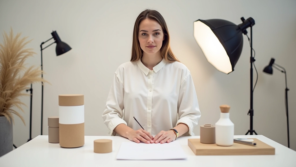 Professionele productfotografie van creatief werk in studio setting met juiste verlichting